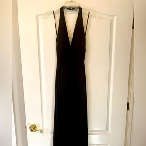 Formal Black Cache Dress with Rhinestone detail Size 2